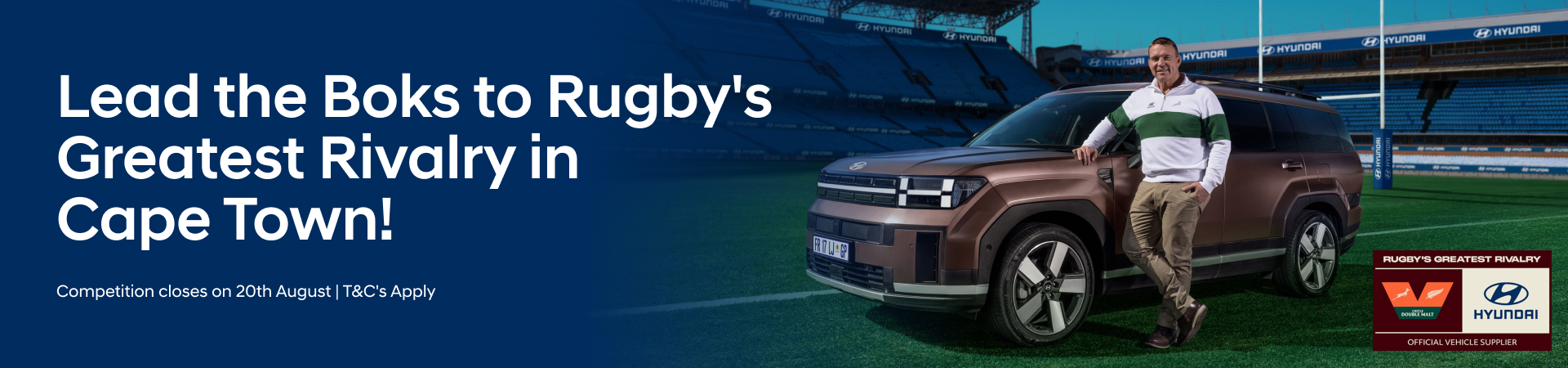 Hyundai — Lead the Boks to Rugby's Greatest Rivalry in Cape Town